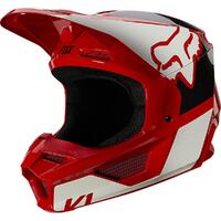 Fox V1 Youth Revn Helmet - Red - M