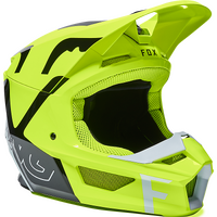 Fox V1 Skew ECE Helmet - Fluro Yellow
