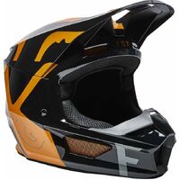 Fox V1 Skew ECE Helmet - Black/Gold