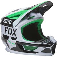 Fox 2022 V2 Nobyl White Black ECE Helmet