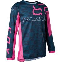 Fox 2022 Youth Girls Skew 180 Dark Indigo Jersey