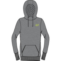 Fox Womens Qualify Pullover Fleece - Heather Graphite