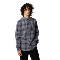 Fox Gamut Stretch Flannel Update - Dark Grey