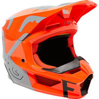 Fox Youth V1 Skew ECE Helmet - Steel Grey