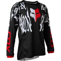 Fox 2022 Youth 180 Peril Black Red Jersey