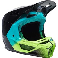 Fox V2 Rkane ECE Helmet - Grey/Yellow