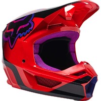 Fox V1 Venz ECE Helmet - Fluro Red