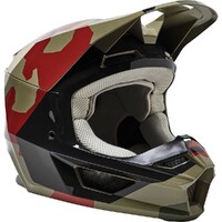 Fox V1 Bnkr ECE Helmet - Green/Camo