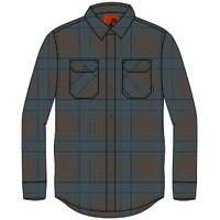 Fox Traildust 2.0 Flannel - Slate Blue