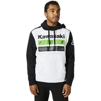 Fox Kawi Stripes Pull Over Fleece - Black/White