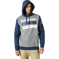 Fox Kawi Stripes Pull Over Fleece - Dark Indigo