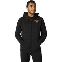 Fox At Bay Zip Fleece - Black