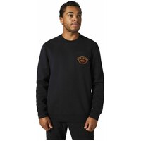 Fox At Bay Crew Fleece - Black