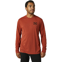 Fox Calibrated LS Tech Tee - Red Clay