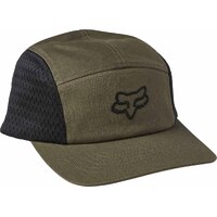 Fox Side View 5 Panel Hat - Olive Green - OS
