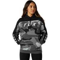 Fox Womens Bnkr Pull Over Fleece - Black/Camo