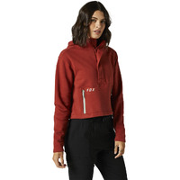 Fox Womens Calibrated Dwr Zip Fleece - Red Clay