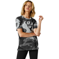 Fox Womens Bnkr SS Tee - Black/Camo