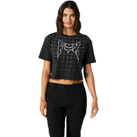 Fox Womens Celz Cropped Tee - Black