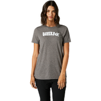 Fox Womens Supr Trik SS Tee - Heather Graphite