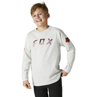 Fox Youth Bnkr LS Tee - Light Grey