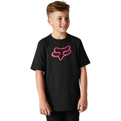 Fox Youth Legacy SS Tee - Black/Pink