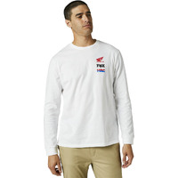 Fox Honda Wing LS Tee - Optic White