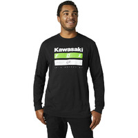 Fox Kawi Stripes LS Tee - Black