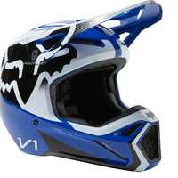 Fox V1 Leed Helmet - Blue/White/Black