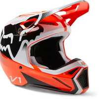 Fox 2023 V1 Leed Helmet - Fluro Orange