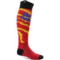 Fox 180 Nuklr Sock - Flo Red