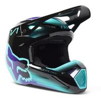 Fox 2023 V1 Toxsyk Youth Helmet - Black - M