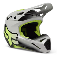 Fox 2023 V1 Toxsyk Youth Helmet - Steel Grey - L