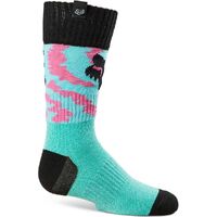 Fox 2023 Youth 180 Toxsyk Teal Socks