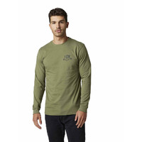 Fox No Contest LS Premium Tee - Army Green