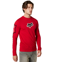Fox Vizen LS Tech Tee - Flame Red