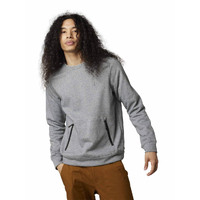 Fox Base Over Apex Dwr Crew Fleece - Heather Graphite