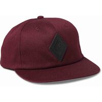 Fox Still In Snapback Hat - Dark Maroon - OS