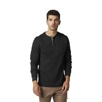 Fox Grunt Work Thermal Henley LS Tee - Black