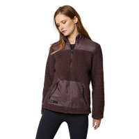 Fox Womens Geology Sherpa Pull Over Fleece - Purple