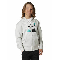 Fox Youth Detonate Zip Fleece - Light Grey