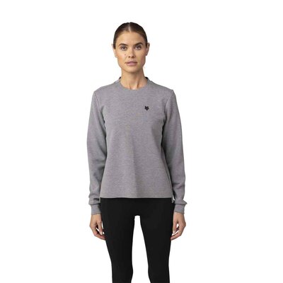 Fox Womens Rise Crew Fleece - Heather Graphite