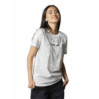 Fox Womens Detonate SS Tee - White/Grey