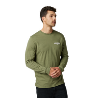 Fox Net New LS Premium Tee - Army Green