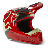 Fox V1 Xpozr DOT/ECE Helmet - Fluro Red