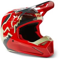 Fox 2023 V1 Xpozr Helmet - Flo Red