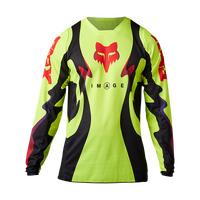 Fox 180 Kozmik Jersey - Fluro Yellow