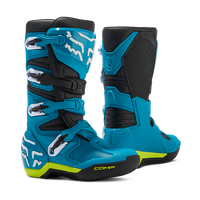 Fox Youth Comp Boot - Blue/Yellow