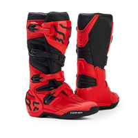 Fox Youth Comp Boot - Fluro Red