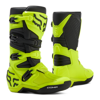 Fox Youth Comp Boot - Fluro Yellow